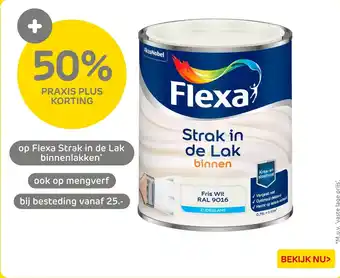 Praxis Op Flexa Strak in de Lak binnenlakken aanbieding