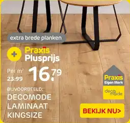 Praxis Decomode laminaat kingsize aanbieding