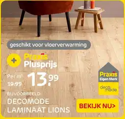 Praxis Decomode laminaat lions aanbieding