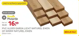 Praxis Pvc vloer garda licht naturel eiken of warm naturel eiken aanbieding