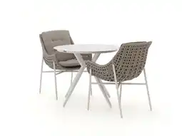 Kees Smit Manifesto Novara/Sora ø 90cm dining tuinset 3-delig aanbieding