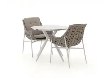 Kees Smit Manifesto Novara/Sora ø 90cm dining tuinset 3-delig aanbieding