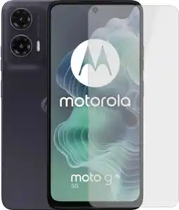 Coolblue Motorola Moto G35 128GB Zwart 5G + Just in Case Tempered Glass Screenprotector aanbieding