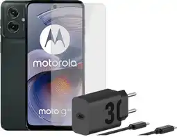 Coolblue Motorola Moto G55 256GB Zwart 5G + Accessoirepakket aanbieding