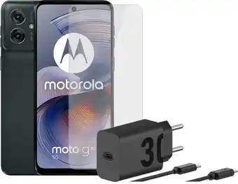 Coolblue Motorola Moto G55 256GB Zwart 5G + Accessoirepakket aanbieding