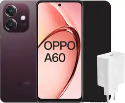Coolblue OPPO A60 128GB Paars 5G + Accessoirepakket aanbieding