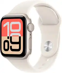 Coolblue Apple Watch SE 3 40mm Starlight Sportband S/M aanbieding