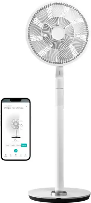 Coolblue Duux Whisper Ultimate Smart Wit (zonder accu) aanbieding