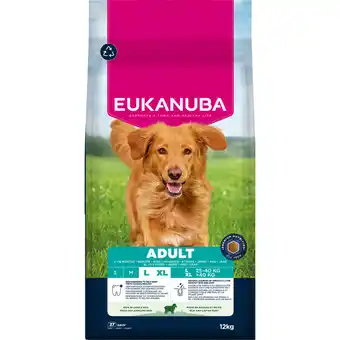 Zooplus 12 kg Eukanuba Premium Nutrition Adult Large & Giant Breed Lamb & Rijst Droogvoer voor honden aanbieding