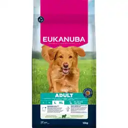Zooplus 2 x 12 kg Eukanuba Premium Nutrition Adult Large & Giant Breed Lamb & Rijst Droogvoer voor honden aanbieding