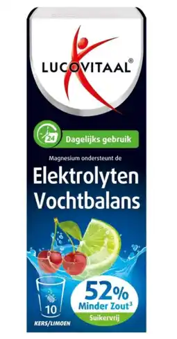 De Online Drogist Lucovitaal Elektrolyten Vochtbalans Bruistablet aanbieding
