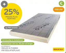 Praxis Idelco A-therm PIR isolatieplaat aanbieding