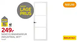 Praxis Sencys binnendeur industrial wit aanbieding