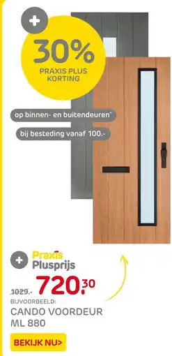 Praxis Op binnen en buitendeuren aanbieding