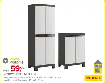 Praxis Sencys opbergkast aanbieding