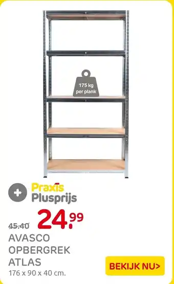 Praxis Avasco opbergrek atlas aanbieding