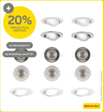 Praxis Op Inbouwspots aanbieding