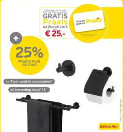 Praxis Op Tiger sanitair accessoires aanbieding