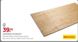 Praxis Underlayment aanbieding