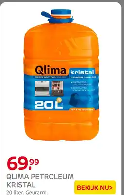 Praxis Qlima petroleum kristal aanbieding