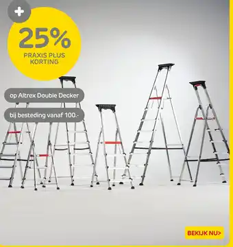 Praxis Op Altrex Double Decker aanbieding
