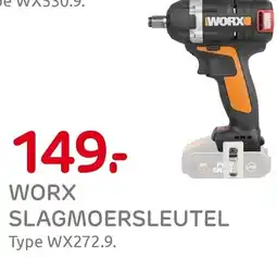 Praxis Worx slagmoersleutel aanbieding