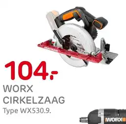 Praxis Worx cirkelzaag aanbieding