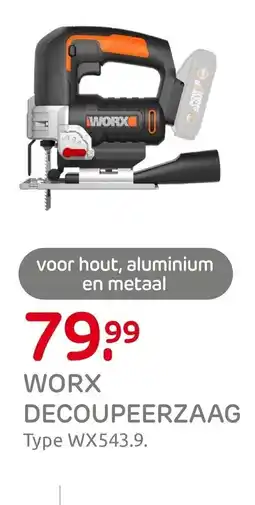 Praxis Worx decoupeerzaag aanbieding