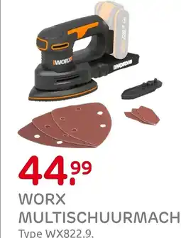 Praxis Worx multischuurmachine aanbieding