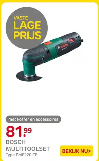 Praxis Bosch multitoolset aanbieding