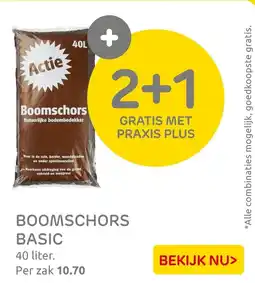 Praxis Boomschors basic aanbieding