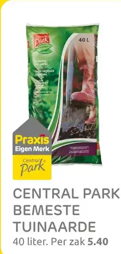 Praxis Central park bemeste tuinaarde aanbieding