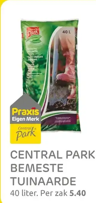 Praxis Central park bemeste tuinaarde aanbieding
