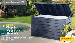 Praxis Keter kussenbox ontario aanbieding