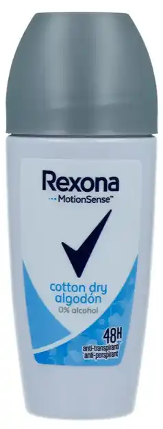 De Online Drogist Rexona Deoroller Cotton Dry Algodón 48h aanbieding