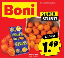 Boni Mandarijnen super kwaliteit aanbieding