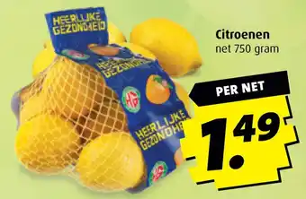 Boni Citroenen aanbieding