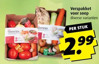 Boni Verspakket voor soep aanbieding