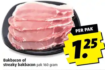 Boni Bakbacon of streaky bakbacon aanbieding