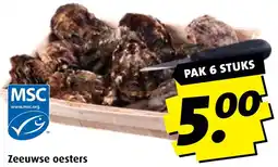 Boni Zeeuwse oesters aanbieding