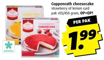 Boni Coppenrath cheesecake aanbieding