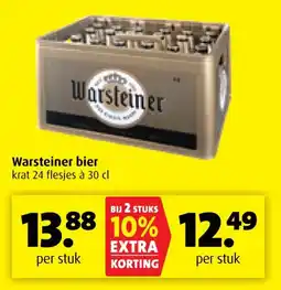 Boni Warsteiner bier aanbieding