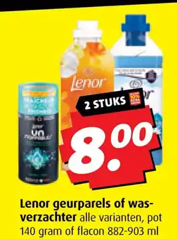 Boni Lenor geurparels of was verzachter aanbieding