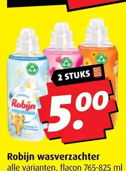 Boni Robijn wasverzachter aanbieding