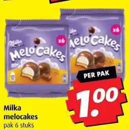 Boni Milka melocakes aanbieding