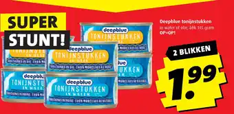 Boni Deepblue tonijnstukken aanbieding