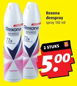 Boni Rexona deospray aanbieding