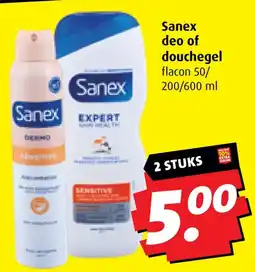 Boni Sanex deo of douchegel aanbieding