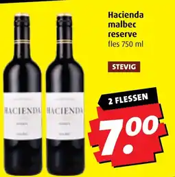 Boni Hacienda malbec reserve aanbieding