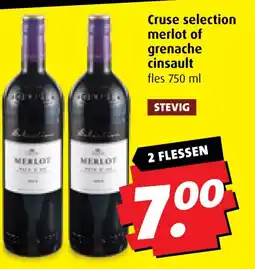 Boni Cruse selection merlot of grenache cinsault aanbieding